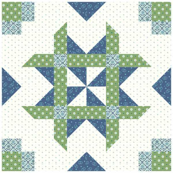 Monthly Mini Block Series Fourte 13” X 13” PDF Pattern From Our Crafty ...