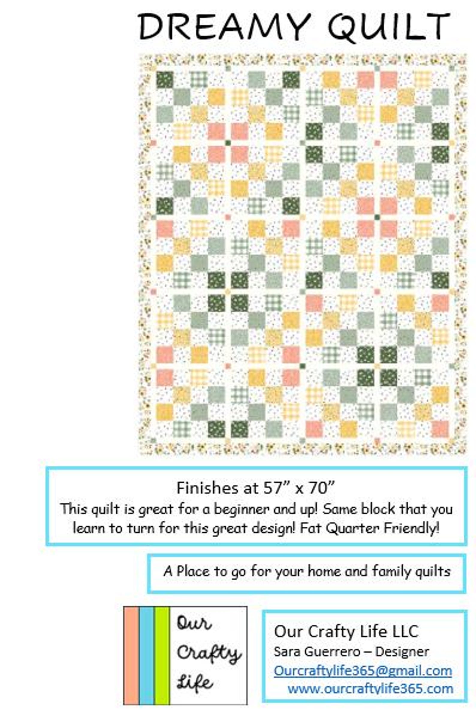 Dreamy Quilt Pattern PDF Digital Download - Etsy
