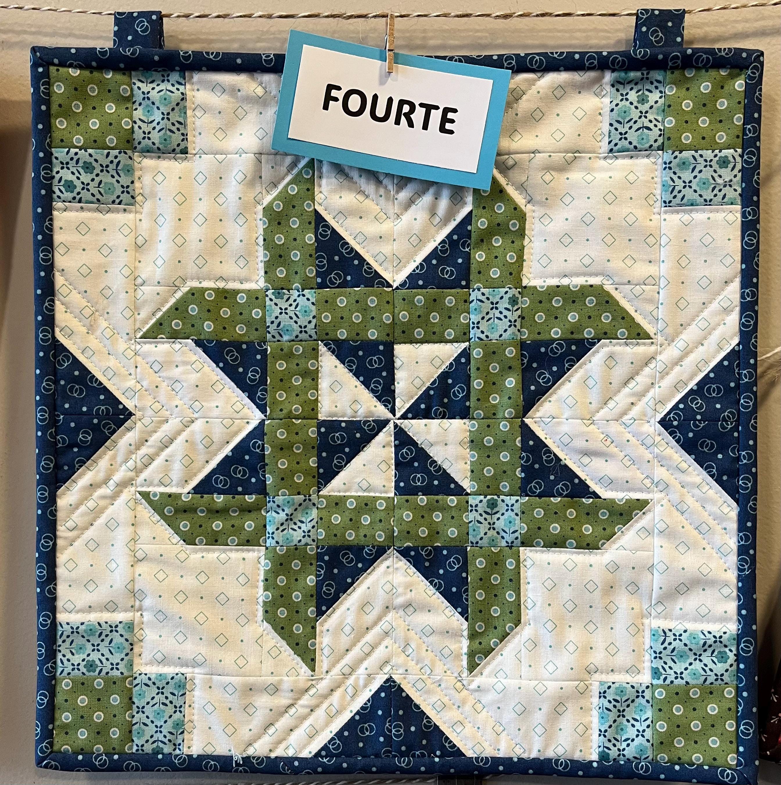 Monthly Mini Block Series Fourte 13” X 13” PDF Pattern From Our Crafty ...