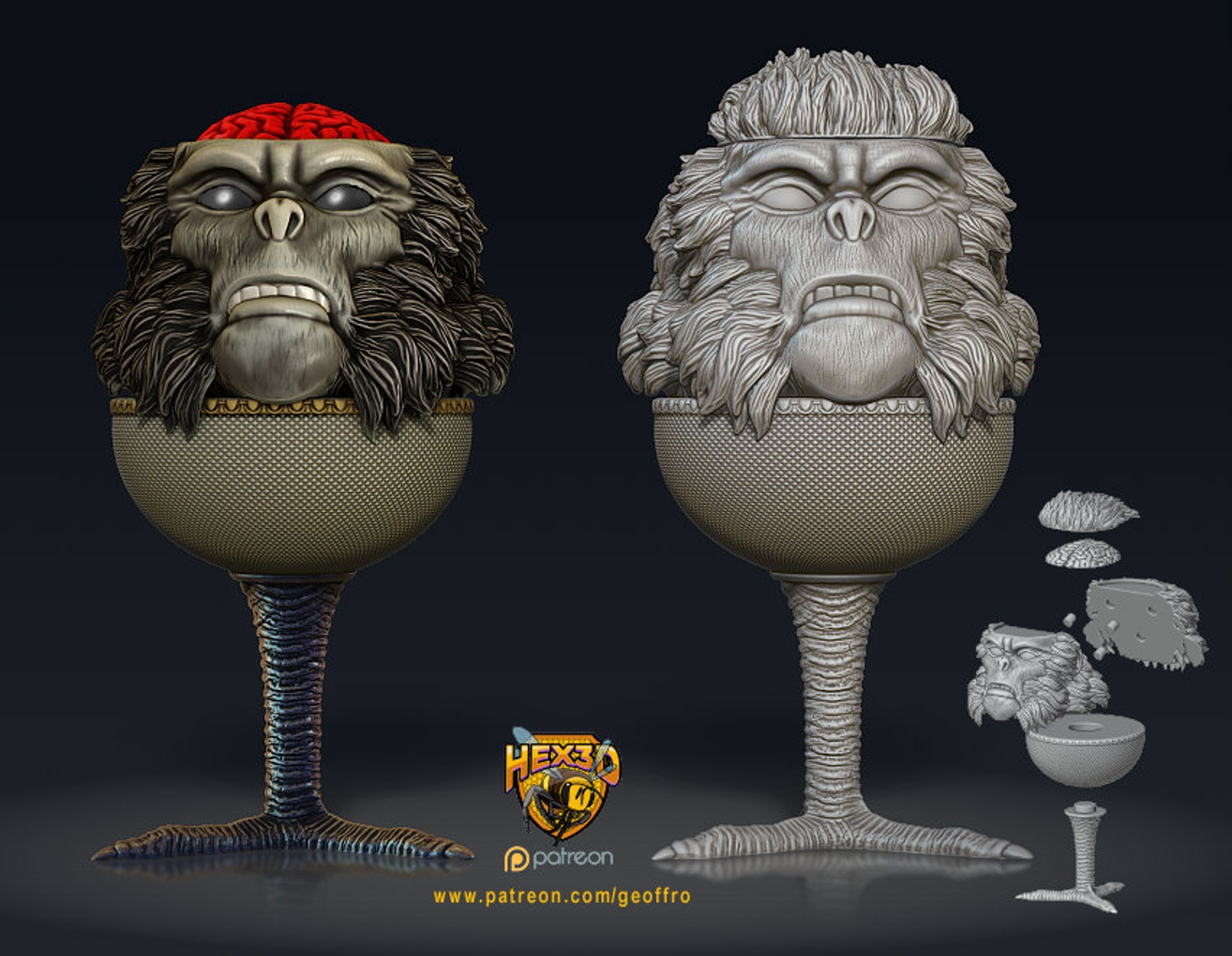 Indiana Jones Monkey Brains Prop Etsy