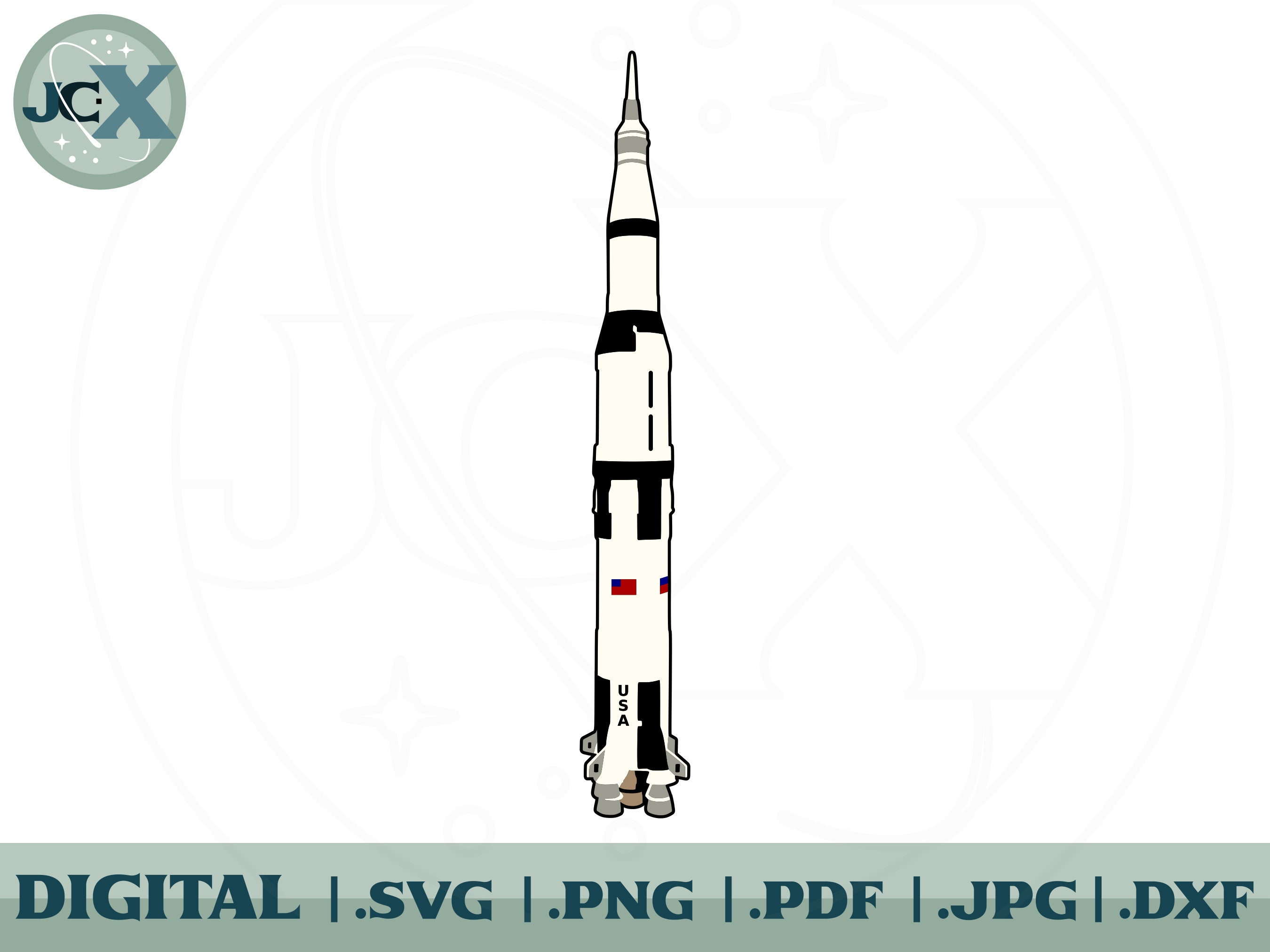 Saturn V Clipart