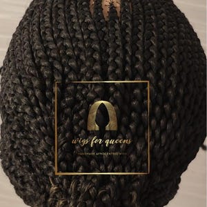 African ponytail cornrow wig