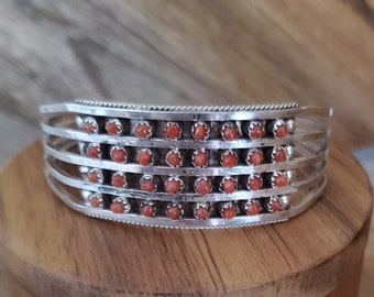 Red coral silver bracelet red stone jewelry coral jewelry red bracelets silver jewelry for women jewelry gifts handmade jewelry for women