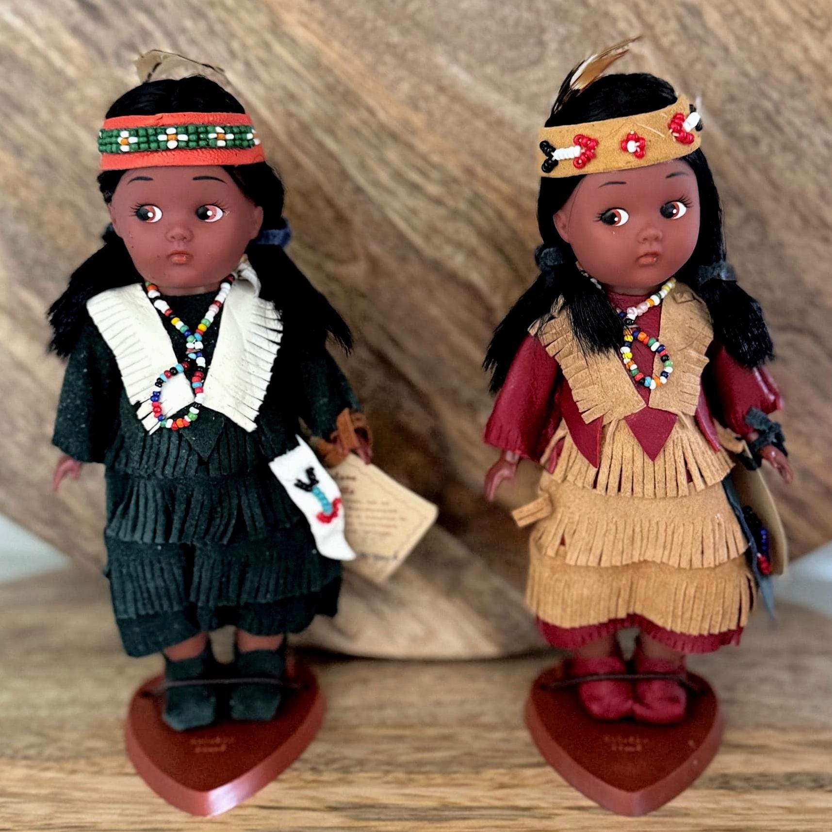 Authentic Vintage American Indian Dolls by Carlson Dolls