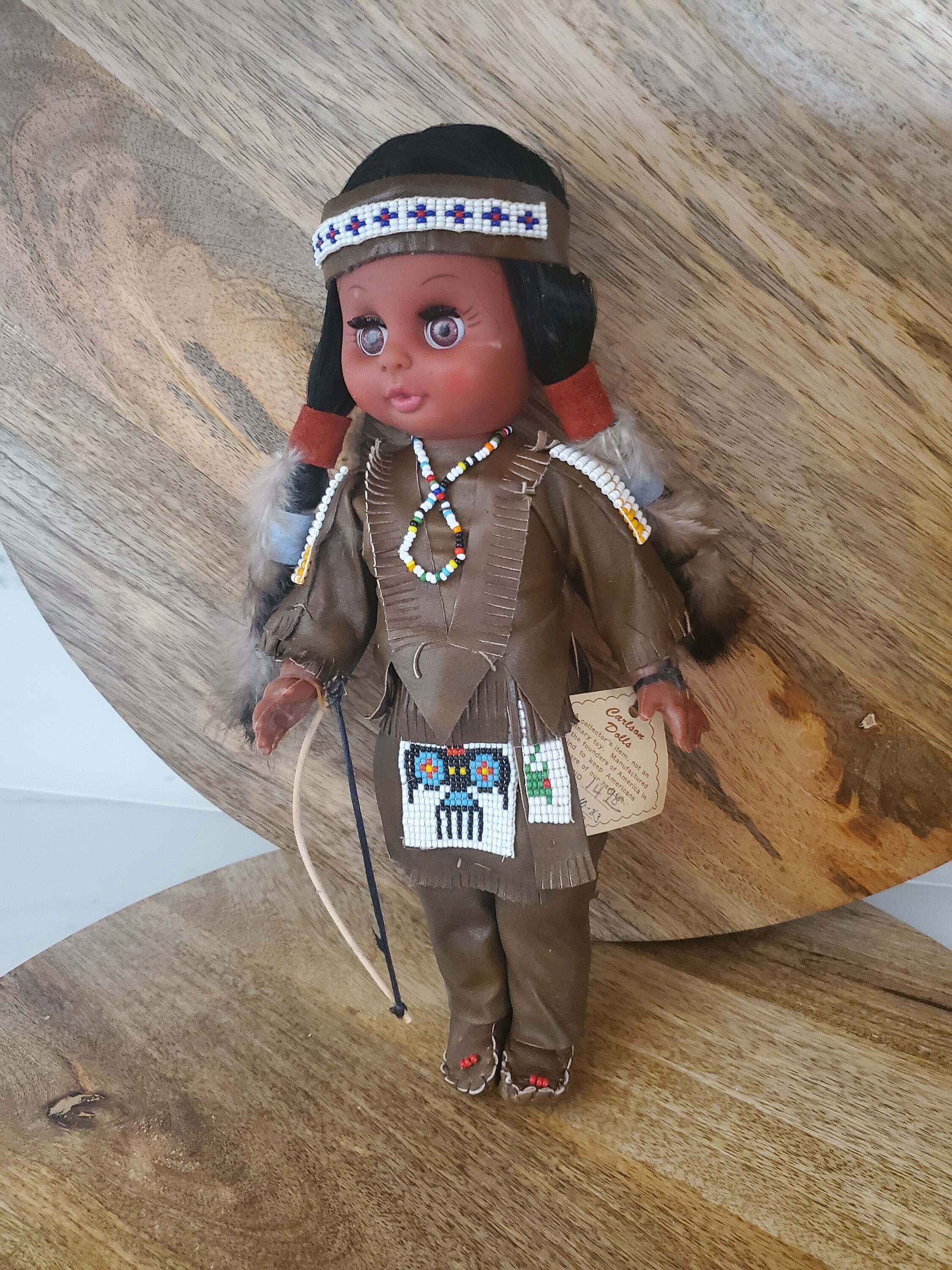 Vintage Carlson Native American Doll / American Indian / Etsy