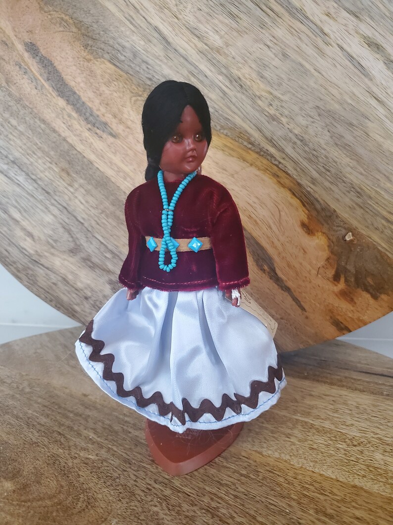 Vintage American Indian Dolls / Native American Dolls Indian / Etsy