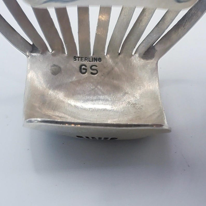 Sterling silver cuff bracelet men handmade bracelet for women silver statement jewelry bracelet silver wide bracelet cuff modern bracelet image 5