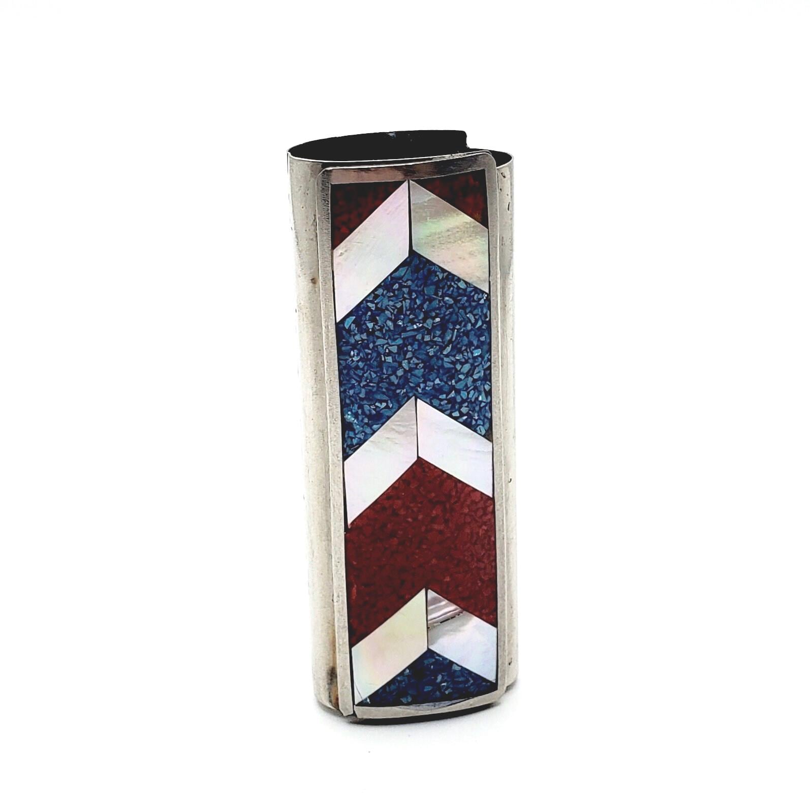 Bic Silver and Turquoise Lighters - Etsy