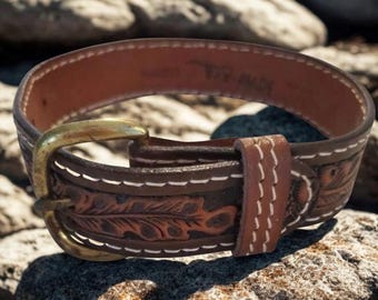 Kids belts western vintage cowboy leather belt handmade