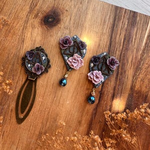 Zakładka Deadly Hallows | Zakładka Flower | Sztuka z gliny polimerowej