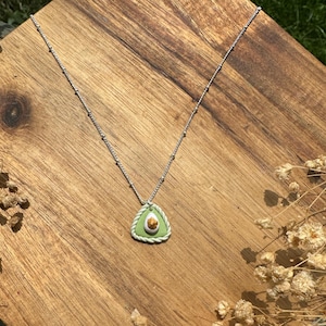 Deviled Egg Polymer Clay Pendant Necklace | Different Jewelry | Food Art | Hypoallergenic Nickel Free