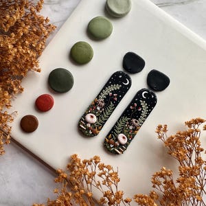 Enchanted Mushroom Forest Earrings | Mushroom Earrings | Handmade Polymer Clay Earrings | Hypoallergenic