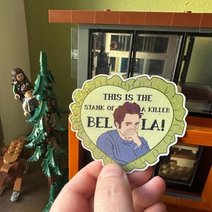 This is the Stank of a Killer Bella Sticker | Bella Swan | Twilight Water bottle Decal | Handmade Waterproof Sticker | Edward and Bella