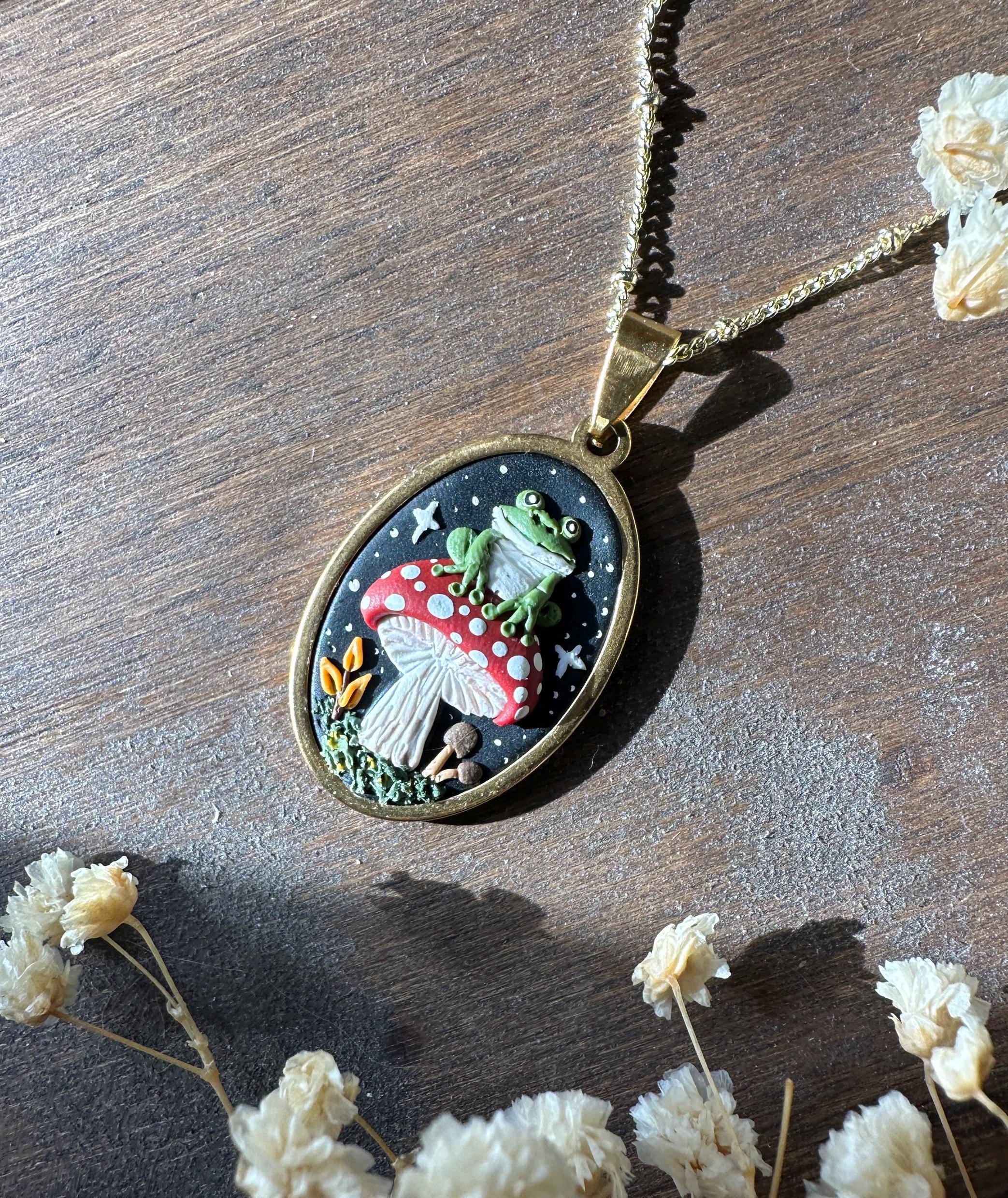 Collana con cucciolo rana - Gioielli - Collane - di Fairy Child H