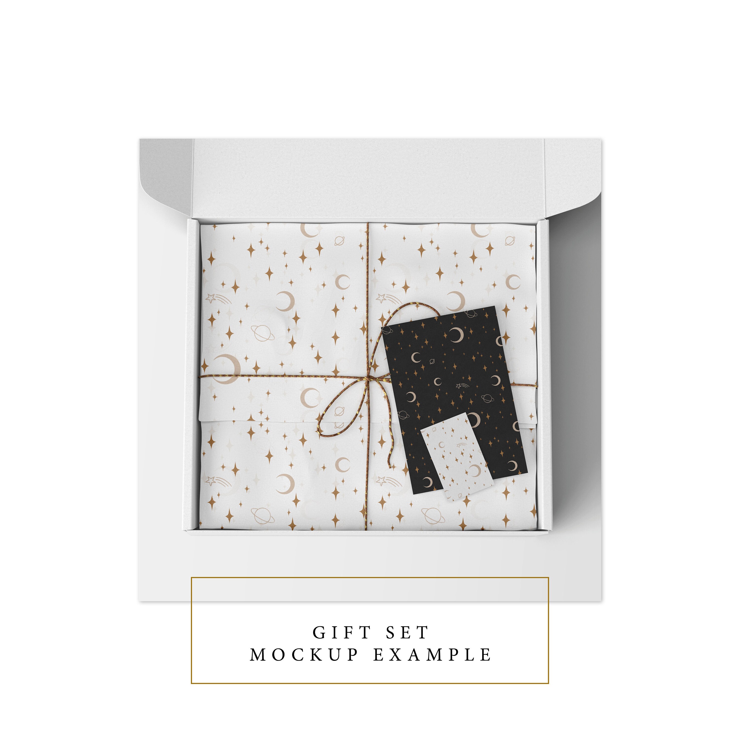 Celestial Moon and Stars Seamless Pattern – Navy Gold (digital Paper ...