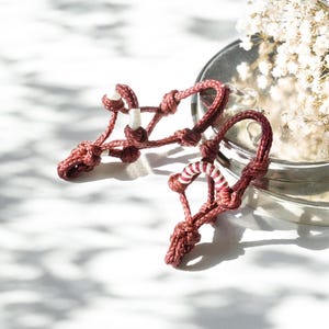Miniature rope halter | Keyring | with single or double whipping | 7 cm