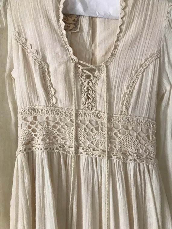 Vintage Gunne Sax by Jessica McClintock 1970s Bea… - image 5