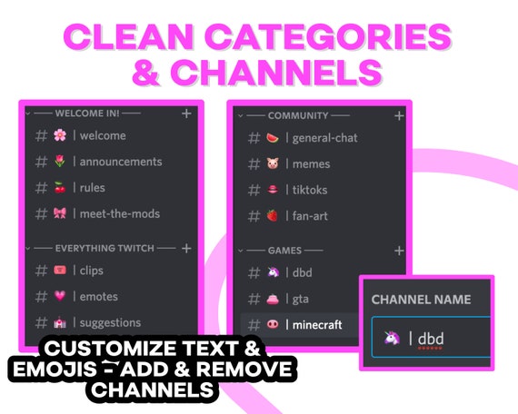 Streamer & Content Creator Discord Server Template (Instant