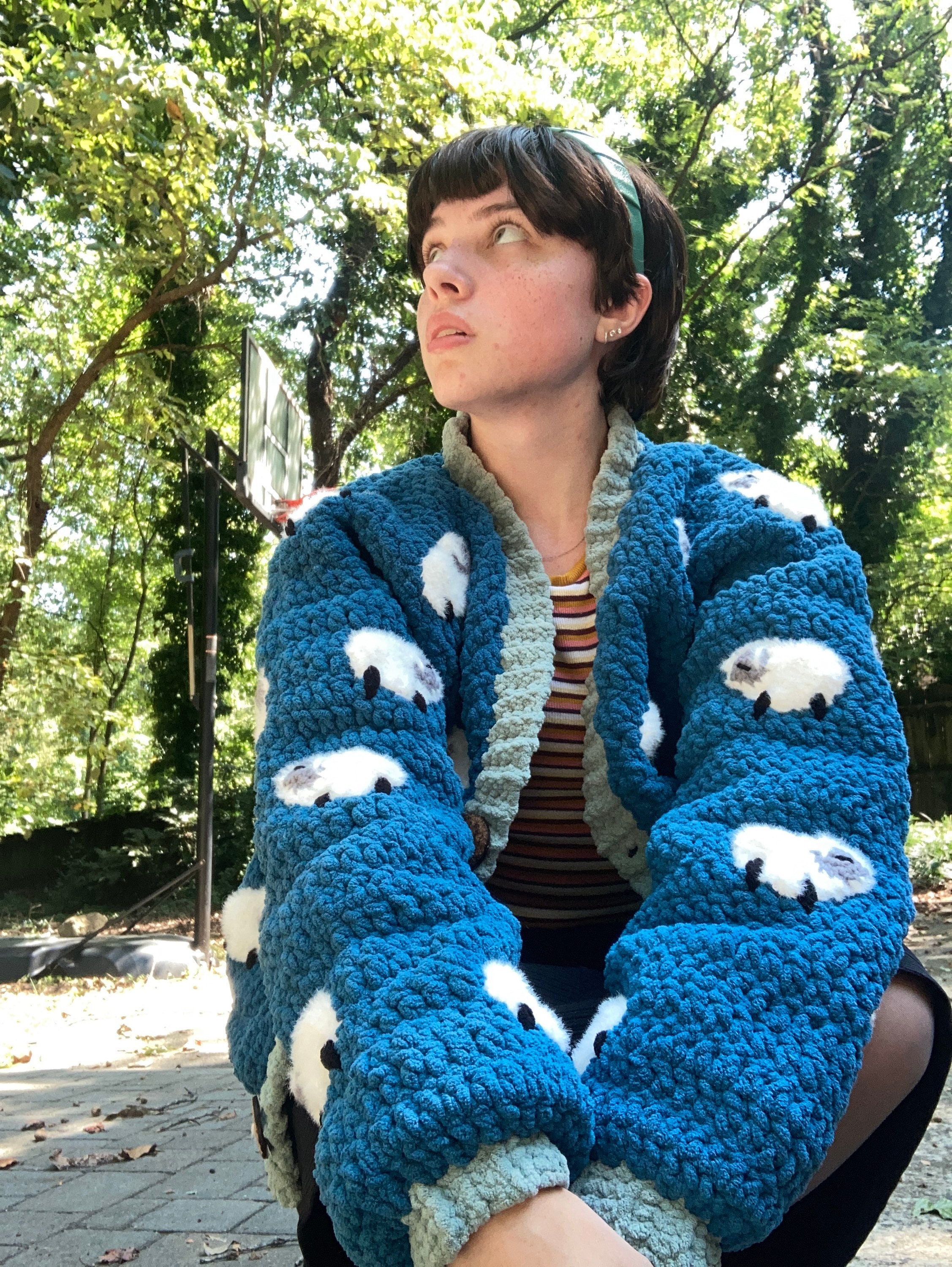 Sheep Cardigan - Etsy Australia