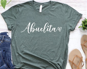Abuelita T-Shirt: Grandma Gift, Pregnancy Announcement