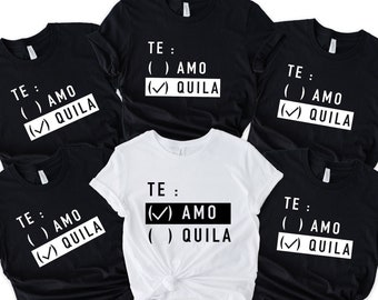 Teamo Tequila Bachelorette Shirts, Wedding Party Tshirts, Bridal Party Shirts, Bridal Party T-Shirts, Bride and Boujee, Bridesmaid Shirts