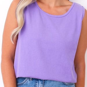 Comfort Colors® Blank Tank Top, 9360 Garment Dyed Heavyweight 100% Cotton Tank Top, Unisex Fit Soft Vintage Look, Cute Summer Tanks image 9