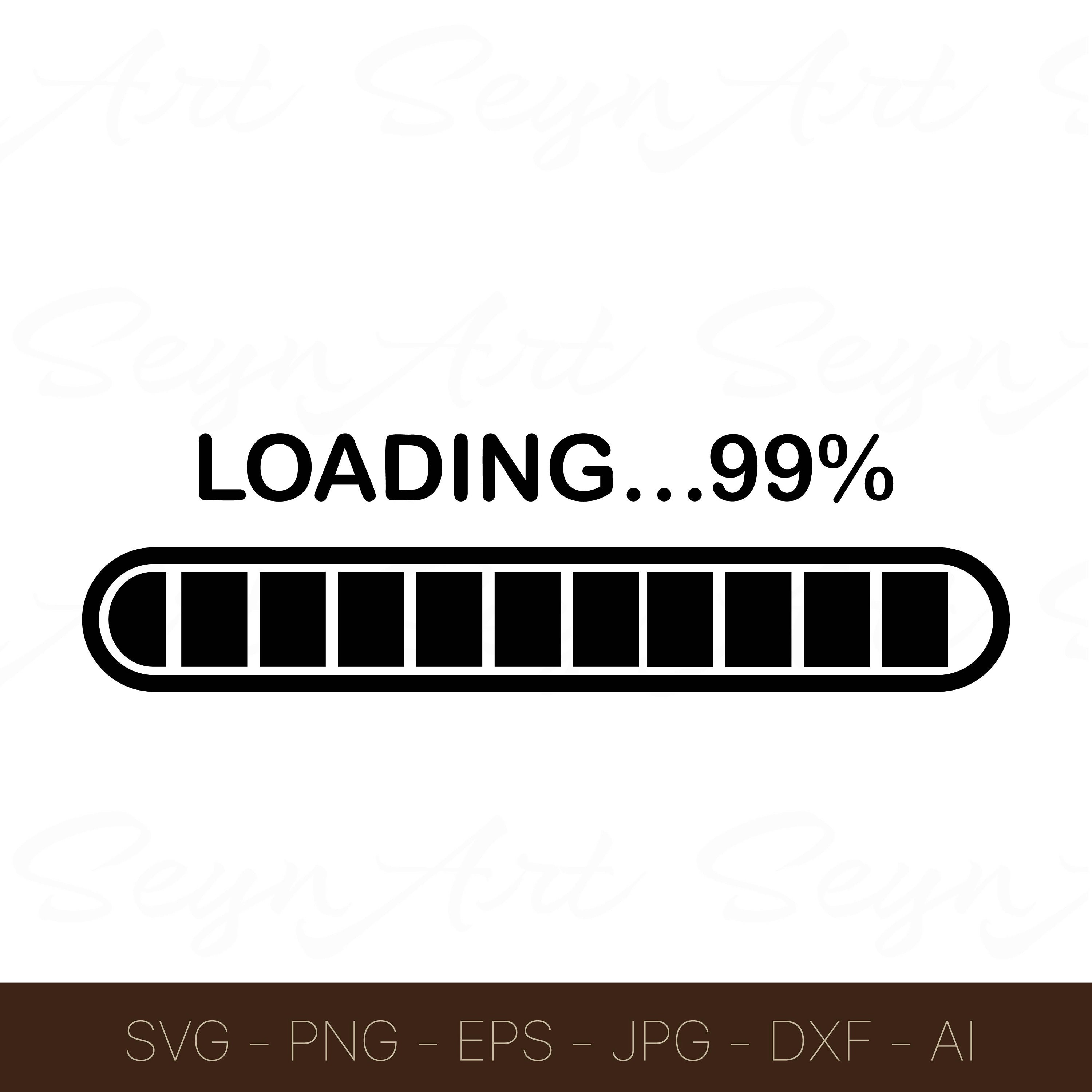 Loading Comments - 99 Percent Loading Gif - Free Transparent PNG Clipart  Images Download