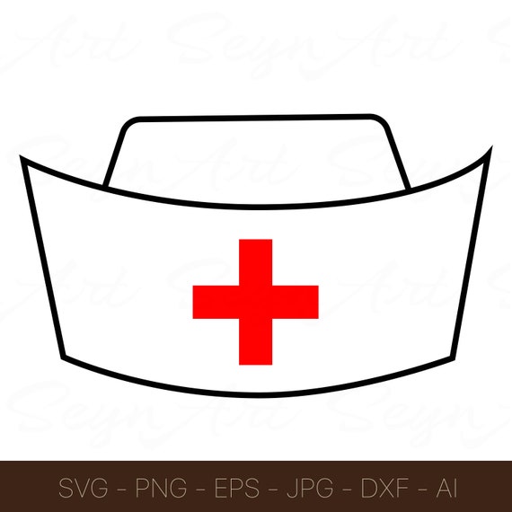 Nurse Hat Svg, Nurse Hats, Nursing, Medical, Instant Digital Download, Svg,  Png, and Eps Files Included 