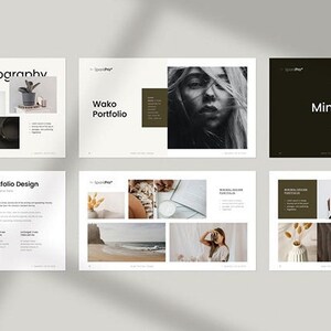 Wako High-end minimalist big-name company profile proposal portfolio courseware summary report brand album ppt template