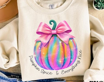 Enchanted Pumpkin Sublimation PNG Coquette Pumpkin Bow PNG Retro Pumpkin Pink Bow PNG Cute Pumpkin Fall Pumpkin Spice Png Sublimation Design