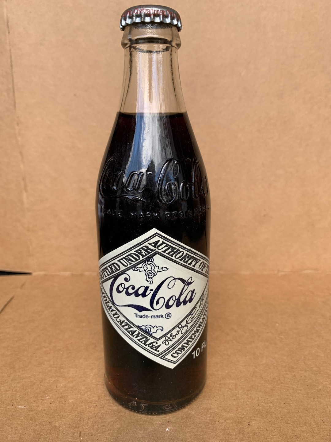 75th Anniversary Commemorative Coke Bottle - Etsy