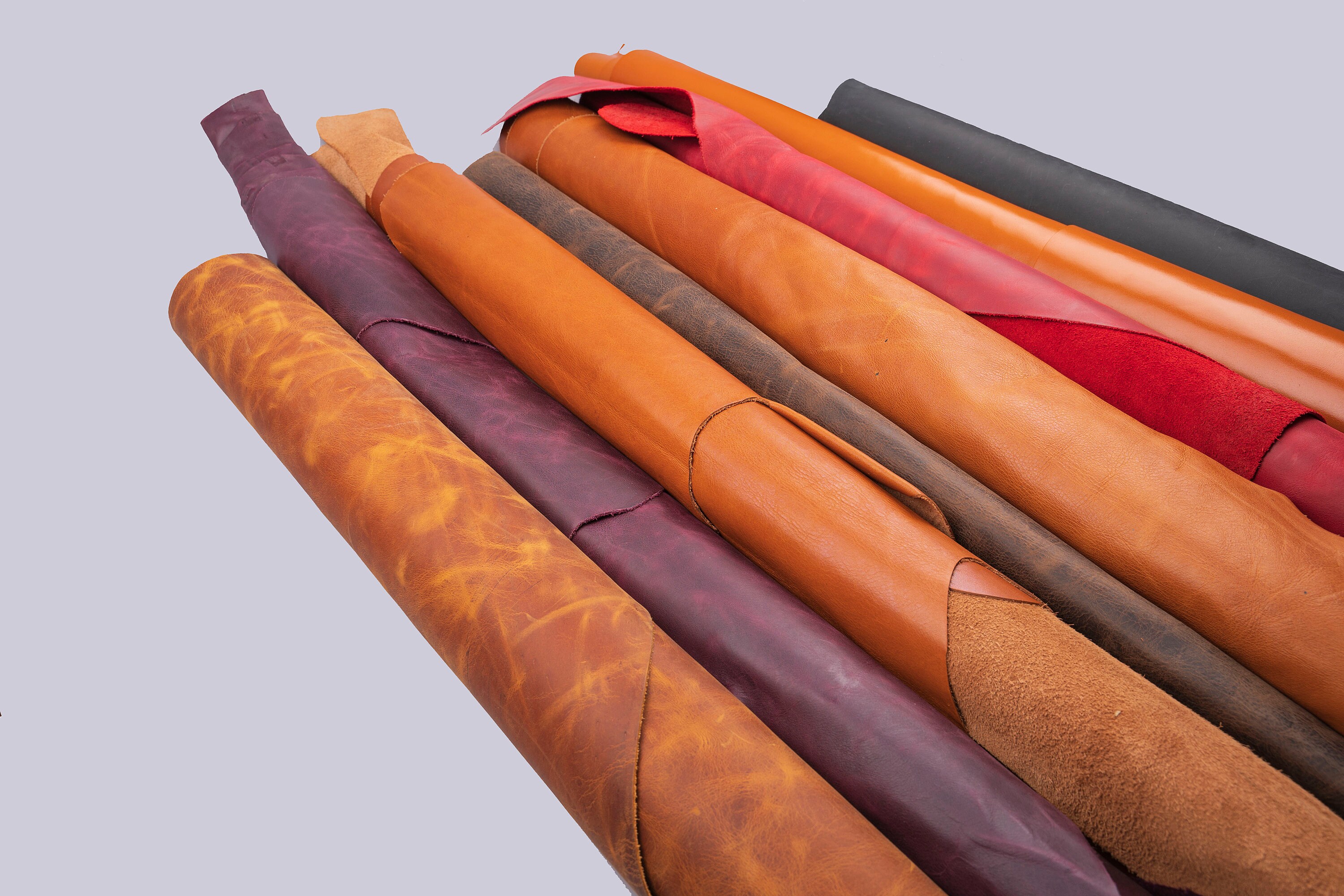 Genuine Leather Full Grain Oil Tanned Crazy Cowhide Etsy UK