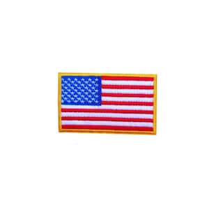 American Flag Patch Embroidered Patch USA Iron on Sew on