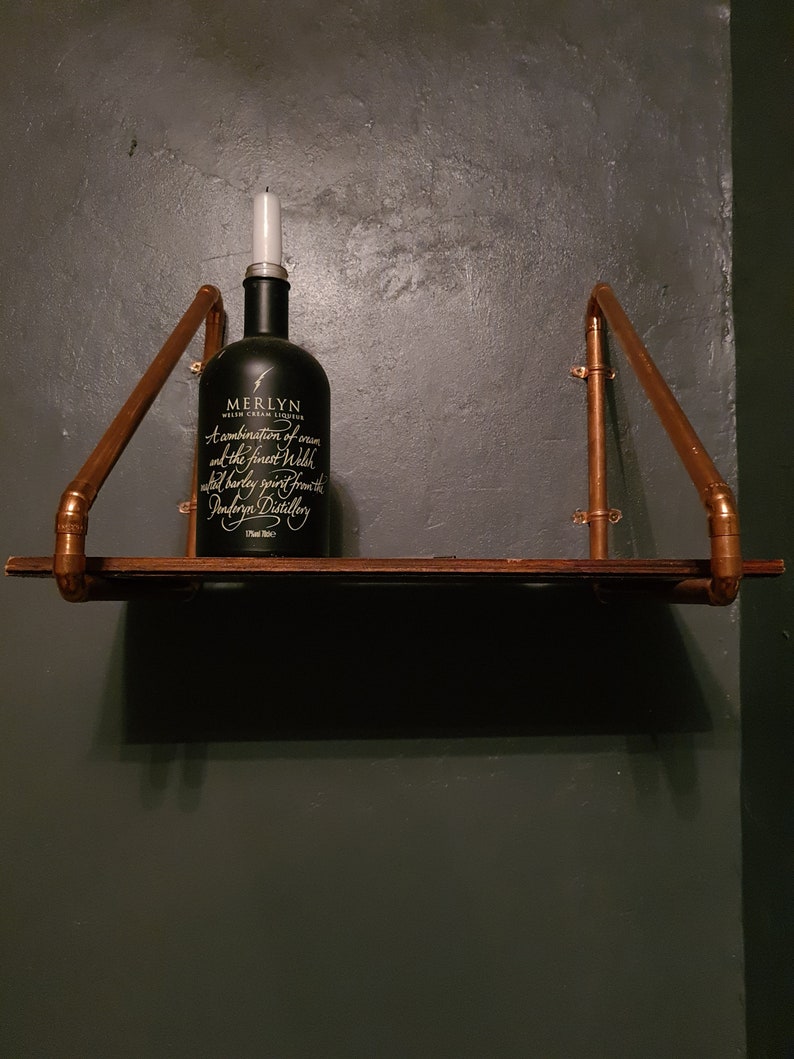Copper Shelf Bracket Etsy