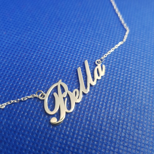 Personalized Sterling , Silver Name Necklace , Gifts For Her , Silver Custom , Jewelry for Women , Gold Name  Necklace , Name Necklace