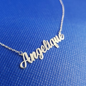 Name Necklace Christmas Gift Gift for Mom, Gifts , Personalized Jewelry , Sterling Silver  , Personalized Gift,  For Her,Custom Name Jewelry
