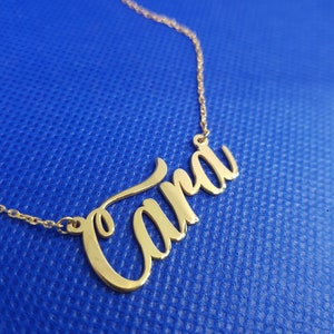 Name Necklace, Dainty Name Necklace, Sterling Silver Name Necklace, Personalized Name Necklace, Christmas Gift, , Custom Gold Necklace