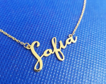 Custom Name Necklace , Dainty Name Necklace , Personalized Jewelry , Personalized Name Necklace , Silver Name Necklace , Name Necklace Gold