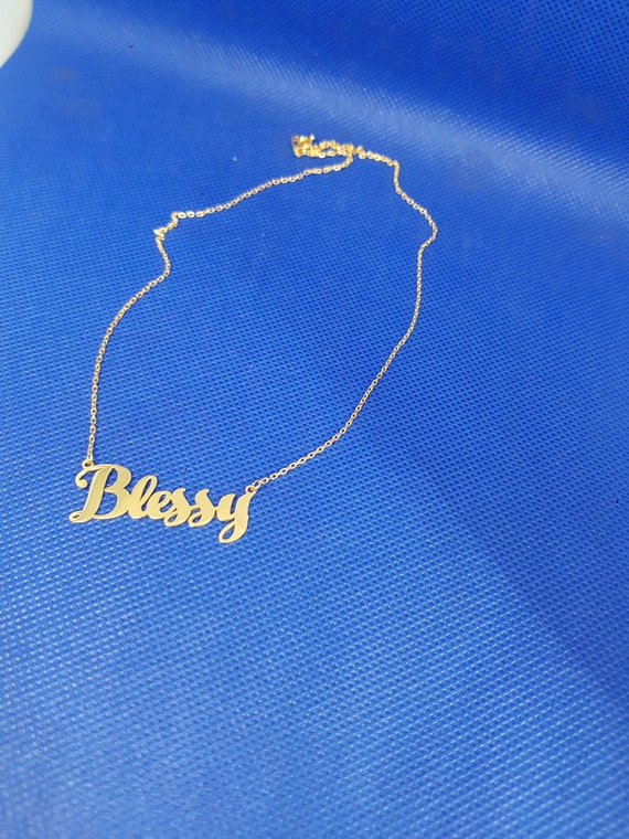Aesthetic name necklace deals