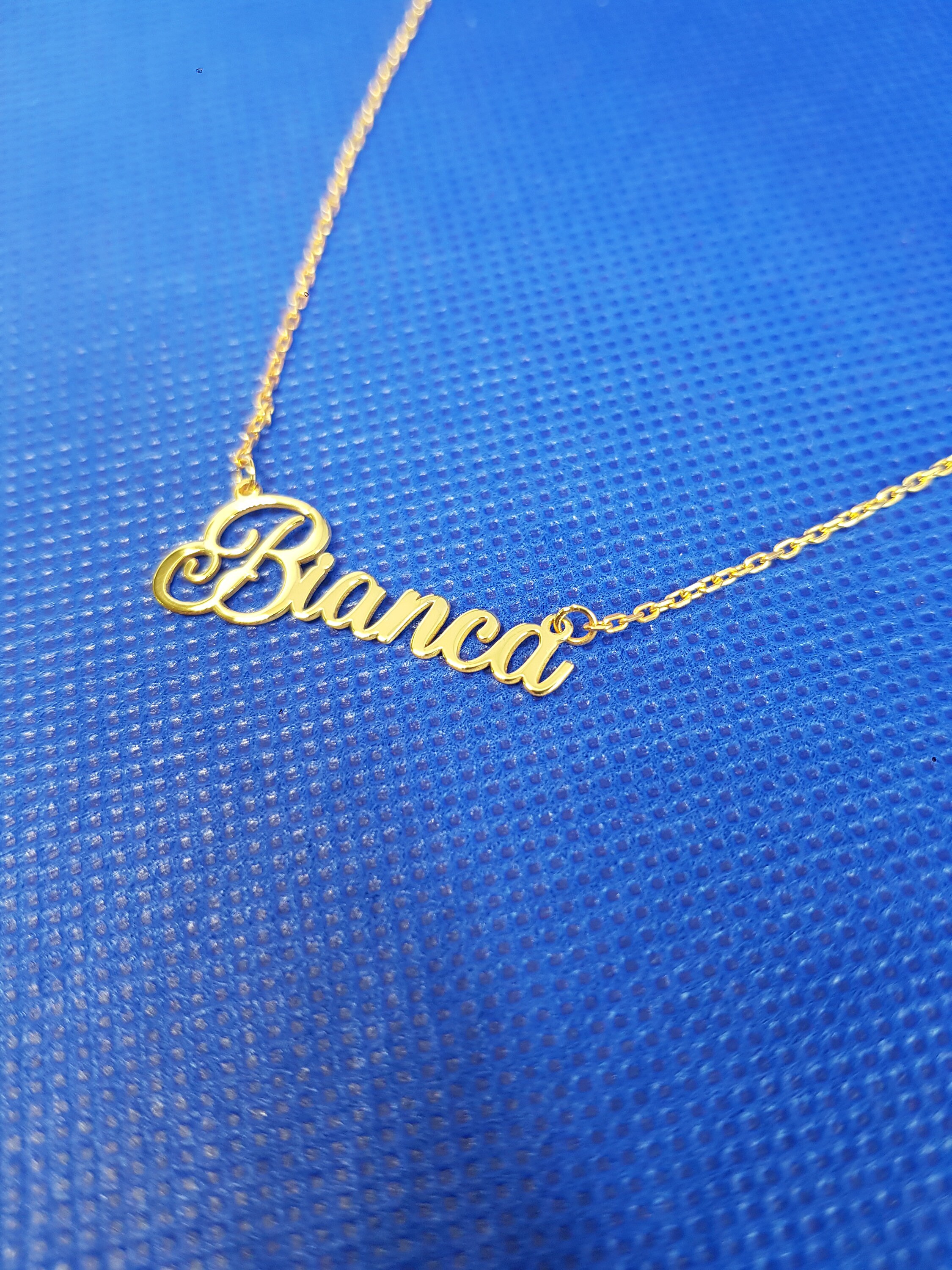 Dainty Name Necklace Sterling Silver Name Necklace Etsy
