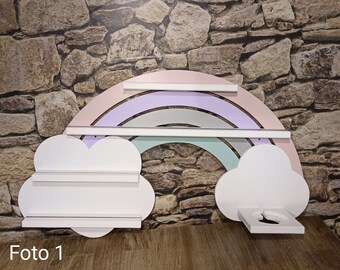 Toniebox shelf rainbow