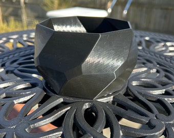 Small Geometric Flower Pot | Biodegradable PLA Plastic Planter