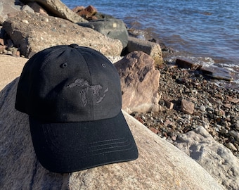 Great Lakes Ball Caps | Great Lake Life | Lake Life | Baseball Hat | Dad Hat | Tone on Tone