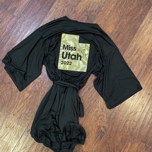 Title Customized Pageant Robe