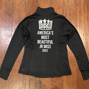 Title Active Jacket Zip Up Pageant Custom