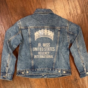 Title Active Medium Wash Denim Jacket Pageant Custom