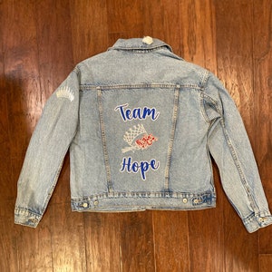 Title Active Light Wash Distressed Denim Jacket Pageant Custom