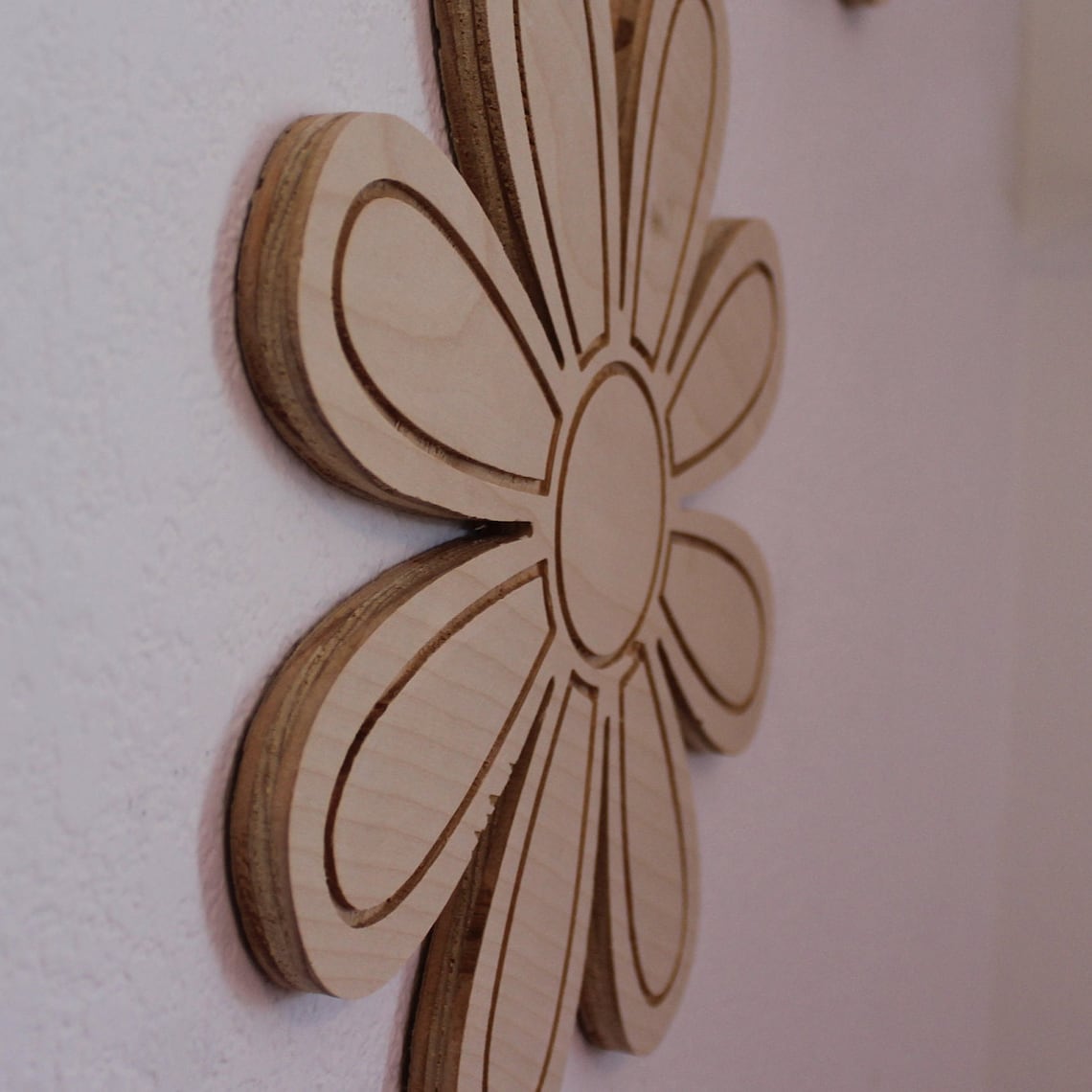 Wood Wall Flowers Nursery Decor Boho Nursery Wall Hanging Etsy