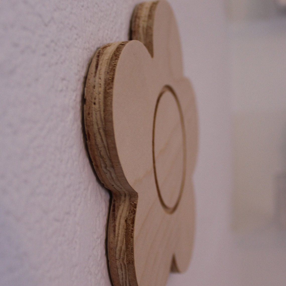 Wood Wall Flowers Nursery Decor Boho Nursery Wall Hanging Etsy