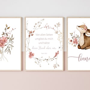 Christliches Poster im 3er Set | Psalm 139,5